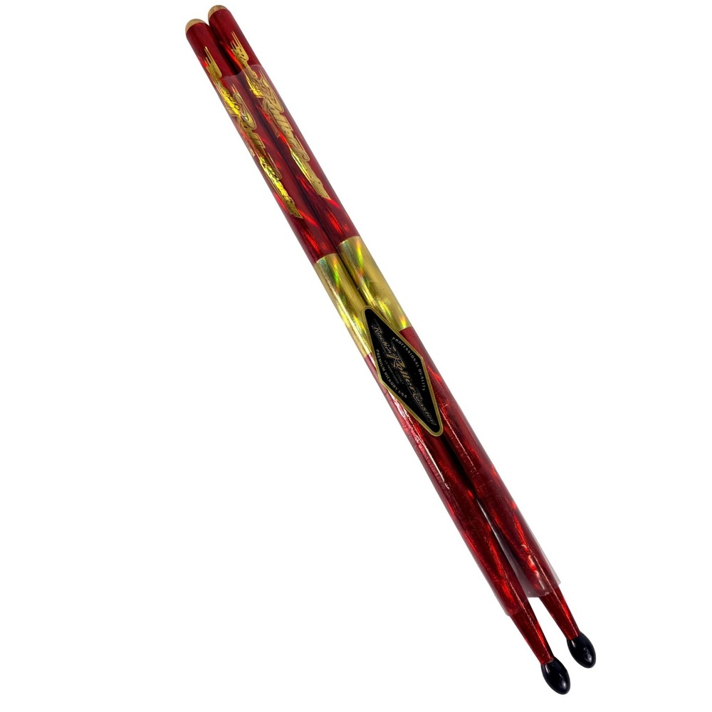 Disney Rock n Roller Coaster Drumsticks Aerosmith Red Hickory New Sealed